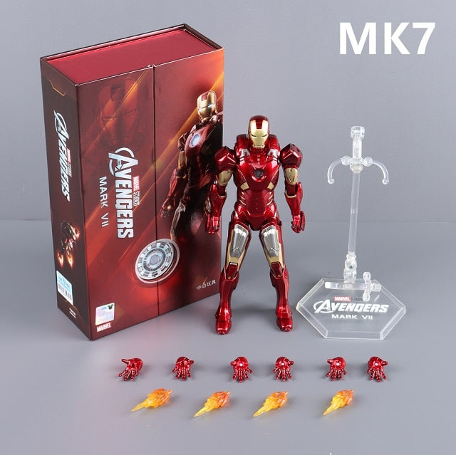 ZD Genuine Marvel legends Iron Man War Machine Mark42 MK50 MK2 MK3 MK4 MK5 MK6 MK7 Tony Stark Iron man Model Action Figure Gift