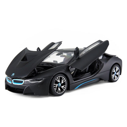 Free delivery 1:24 BMW I8 Supercar alloy car model Diecasts & Toy Vehicles Collect gifts Non-remote control type transport toy