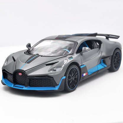 1:24 alloy sports car model toy car metal toy car model sound and light series children's toy gift