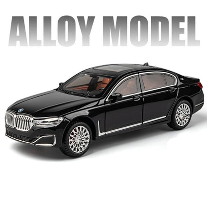 1/24 7 Series 760 LI Alloy Car Model Diecasts Metal Vehicles Car Model Simulation Sound and Light Collection Childrens Toys Gift