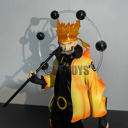 30cm Anime Naruto Uzumaki Naruto Figure Rikudou Sennin Mode Shippuuden Action Figure PVC Collection Model Toys Gifts