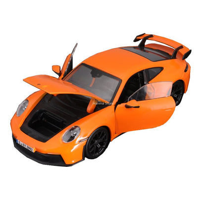 Bburago 1:24 Porsche 911 GT3 Alloy Car Model Classical Static Die Cast Model Collection Christmas Toy Gifts for Kids