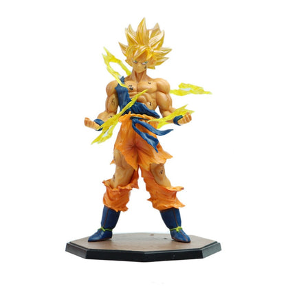 16cm Son Goku Super Saiyan Figure Anime Dragon Ball Goku DBZ Action Figure Model Gifts Collectible Figurines for Kids