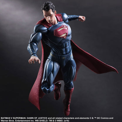 25cm Play Arts Batman VS Superman: Dawn of Justice Action Figure PA Movable PVC Collection DC Superman Figures Model Toys Gifts