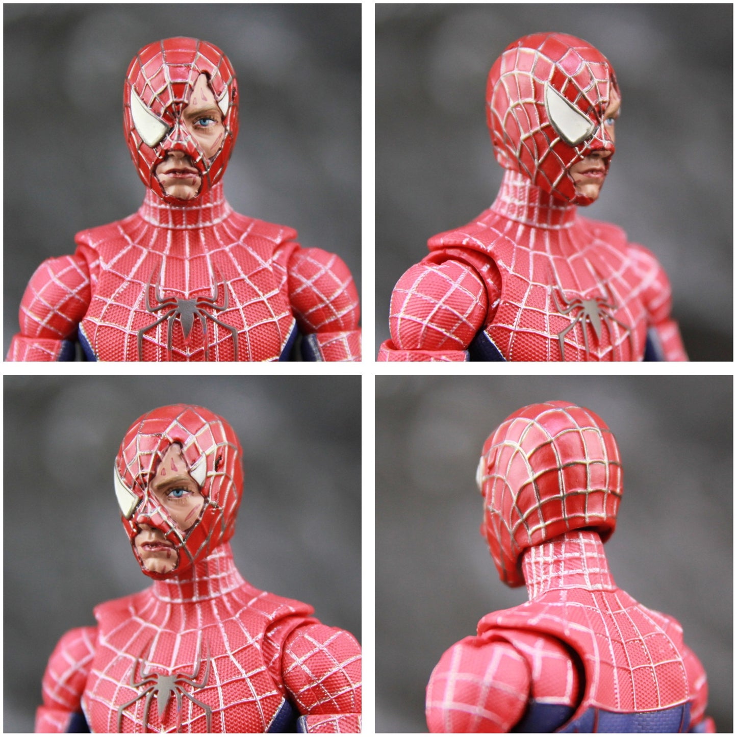 Marvel Legends Spider Man Tobey Battle damaged 6" Action Figure From Spiderman No Way Home 3 Pack Toys Doll Model