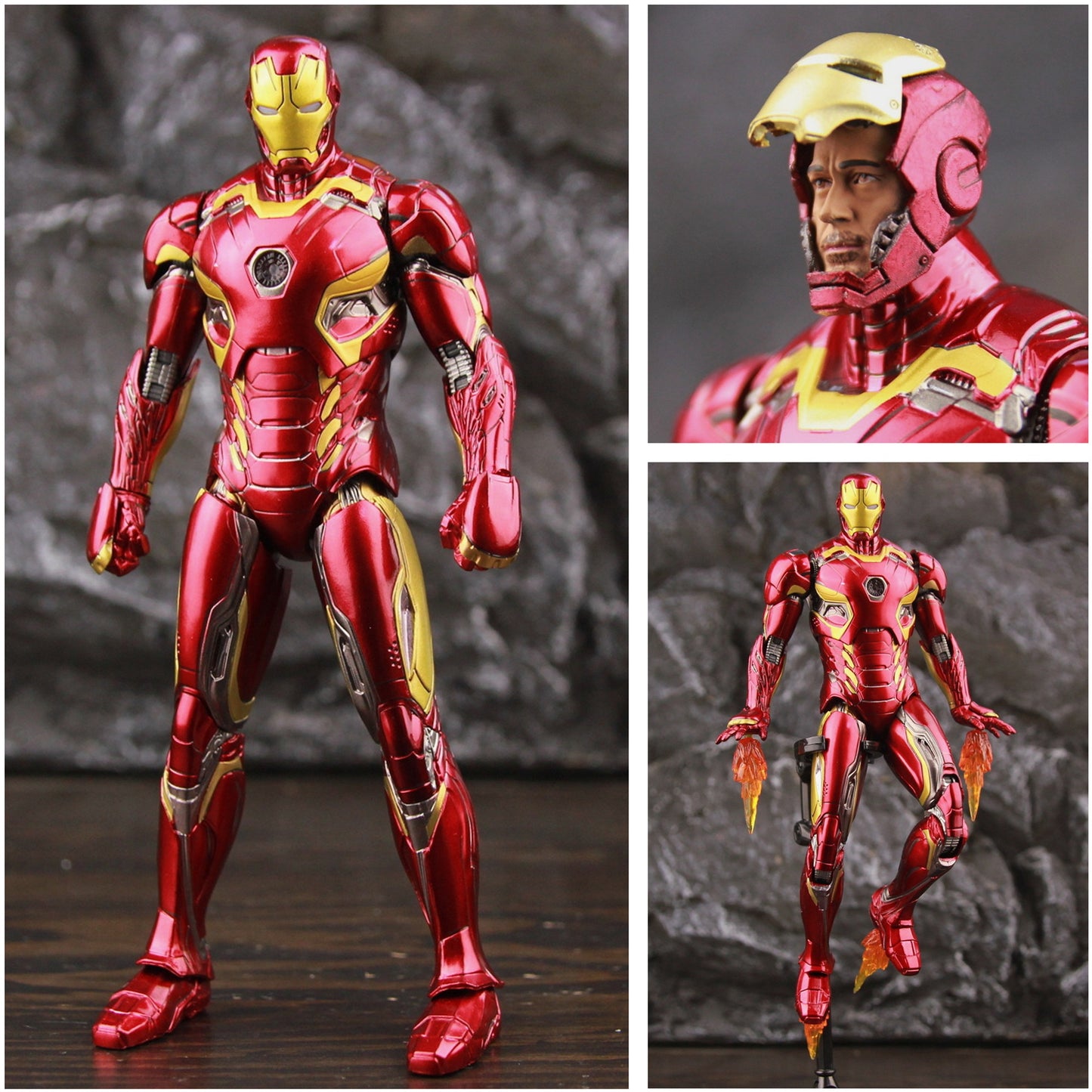 ZD Toys Marvel Studios Infinity SAGA Iron Man MK45 Mark XLV 45 7" 1/10 Action Figure Avengers Age of Ultron Tony Stark Legends
