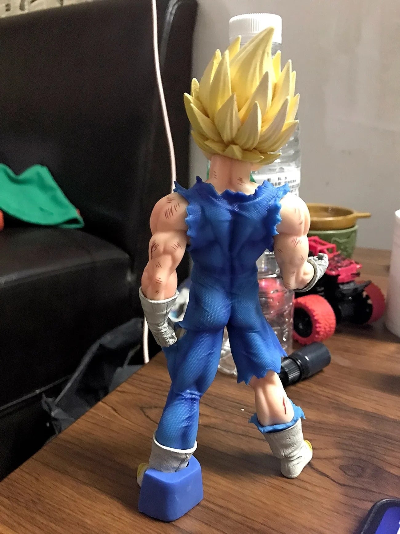 20cm Dragon Ball Figures Majin Vegeta  Battle Damage Anime Figures Vegetagk Sky Pvc Action Model Collection Toys Decoration Gift