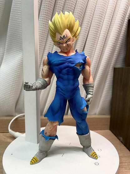 20cm Dragon Ball Figures Majin Vegeta  Battle Damage Anime Figures Vegetagk Sky Pvc Action Model Collection Toys Decoration Gift