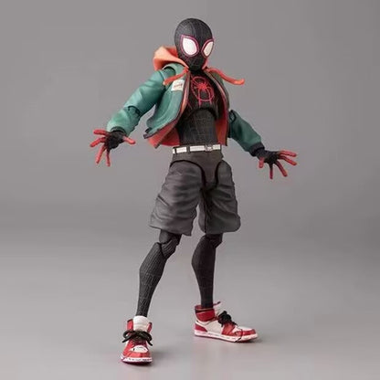 Marvel Sentinel Action Miles Morales Figure Spiderman Model Spider-Man Into the Spider Verse Peter Miles Figurine Anime Toys
